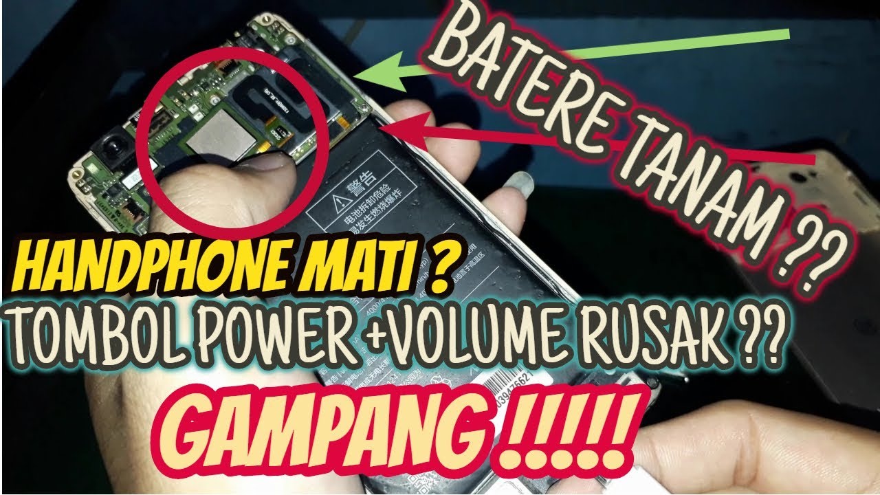 Cara Menghidupkan Hp Yang tidak bisa hidup Tanpa Tombol Power dan